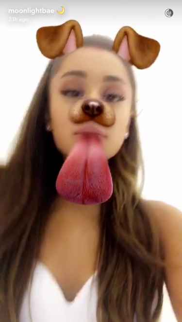 Ariana Grande Snapchat Username @moonlightbae - Dizkover